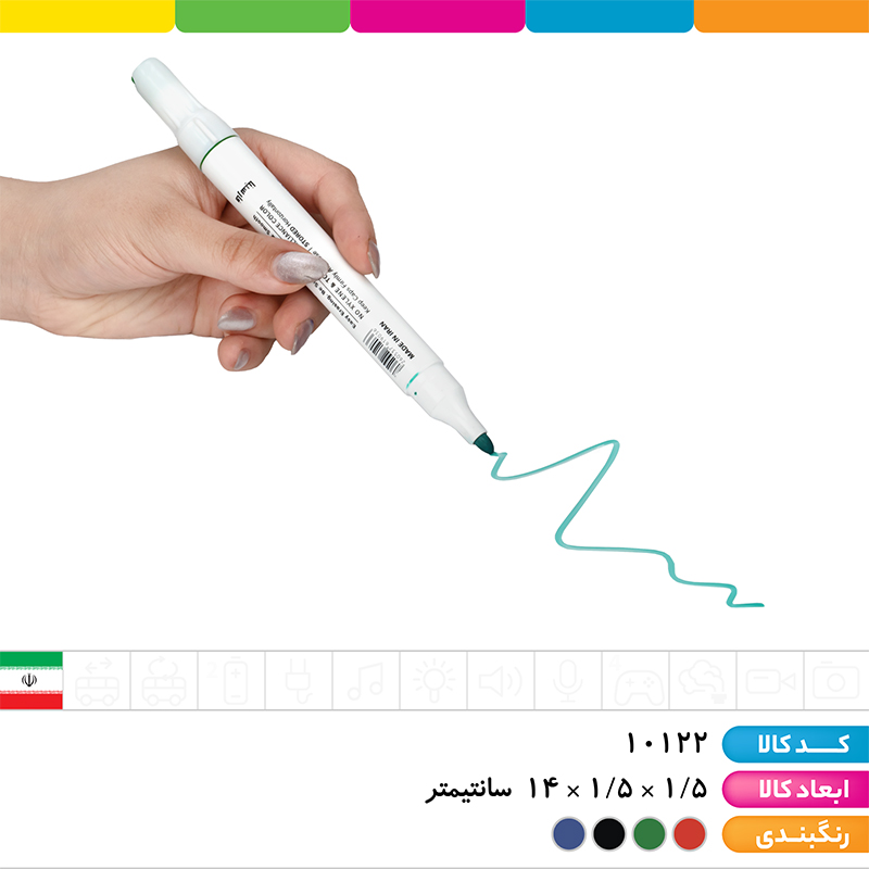ماژیک وایت برد نوک گرد فارسینا (دارای 3 سال ضمانت)
