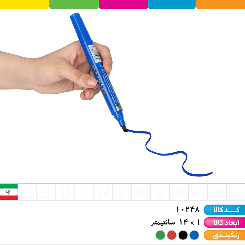 ماژیک روغنی سرتخت کرونا (غیر وایت برد)