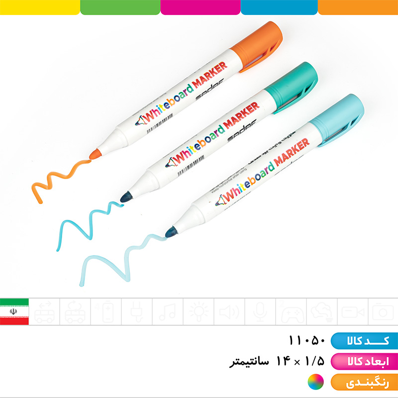 ماژیک وایت برد سرگرد صدف (6 رنگ)