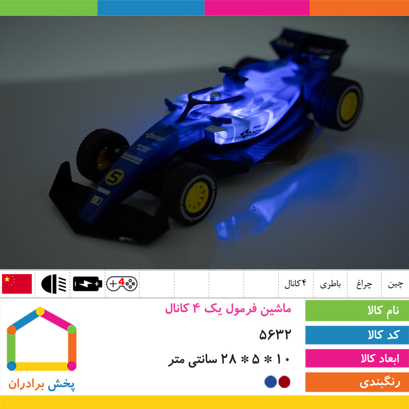 ماشین فرمول یک 4 کانال