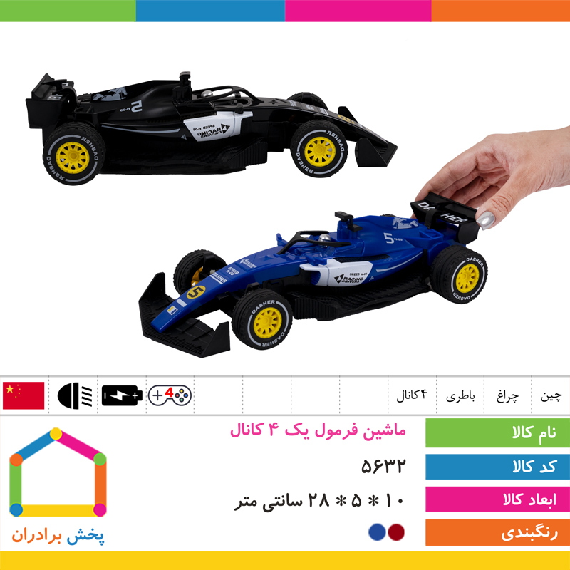 ماشین فرمول یک 4 کانال