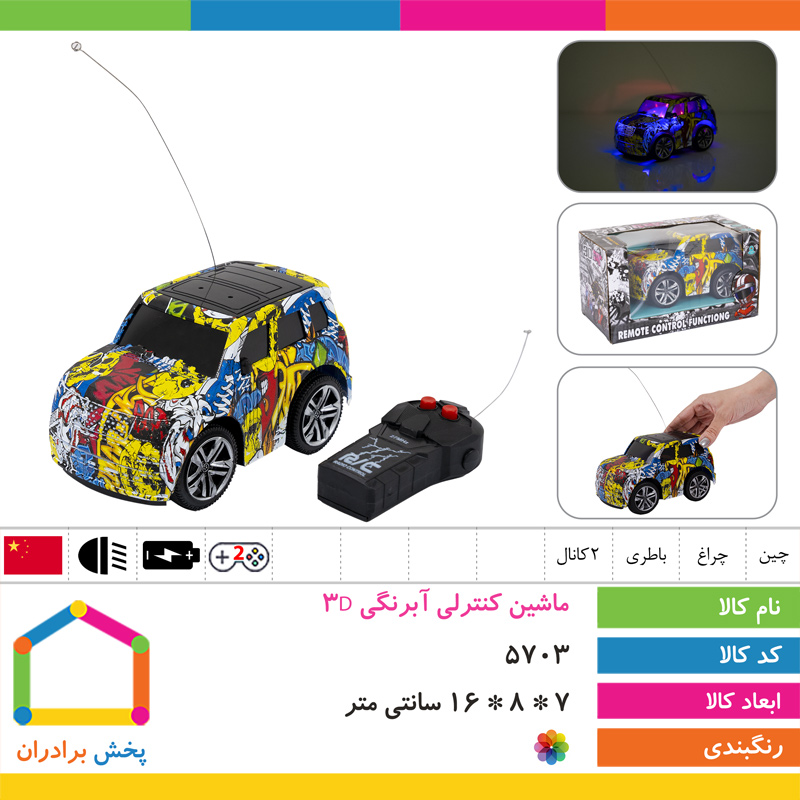 ماشین کنترلی آبرنگی 3D