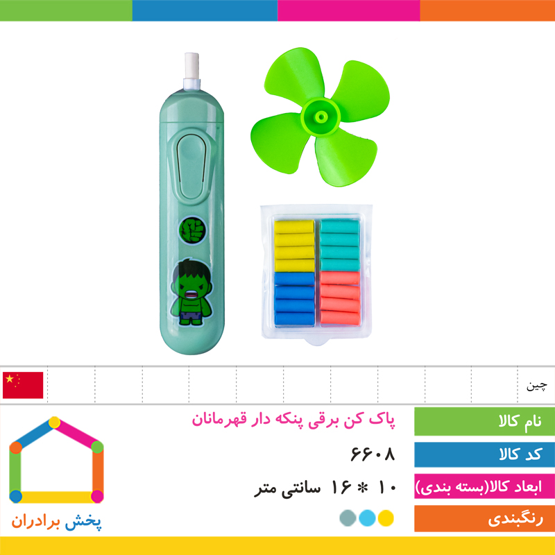 پاک کن برقی پنکه دار قهرمانان