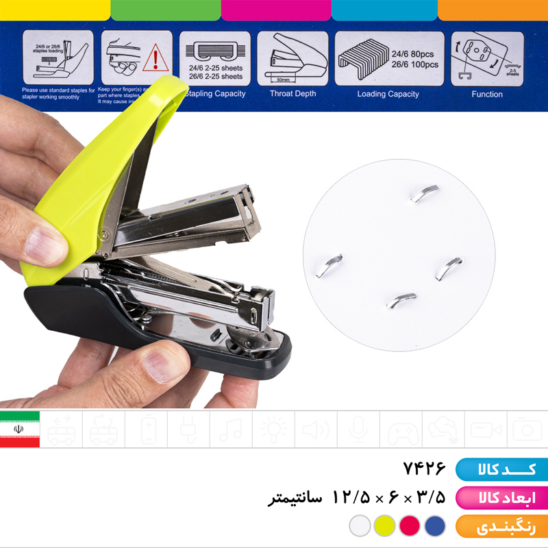 ماشین دوخت 24/6 کرونا (کد 3812)