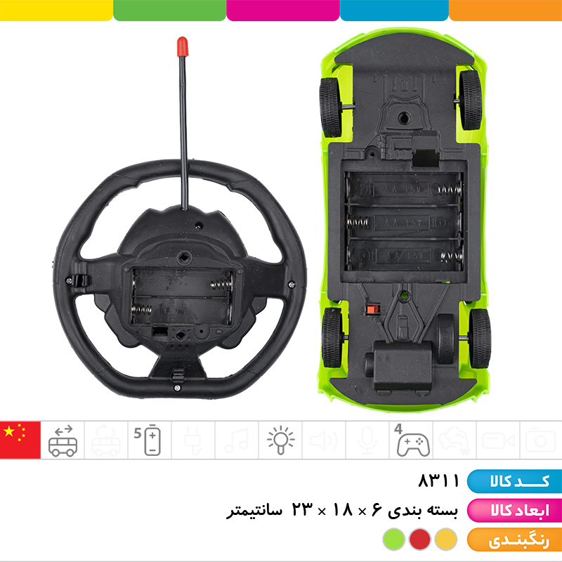 ماشین کنترلی فرمانی 3D