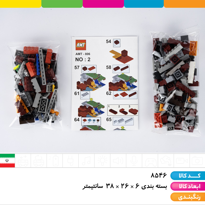 لگو ساختمان ماینکرافت با آدمک