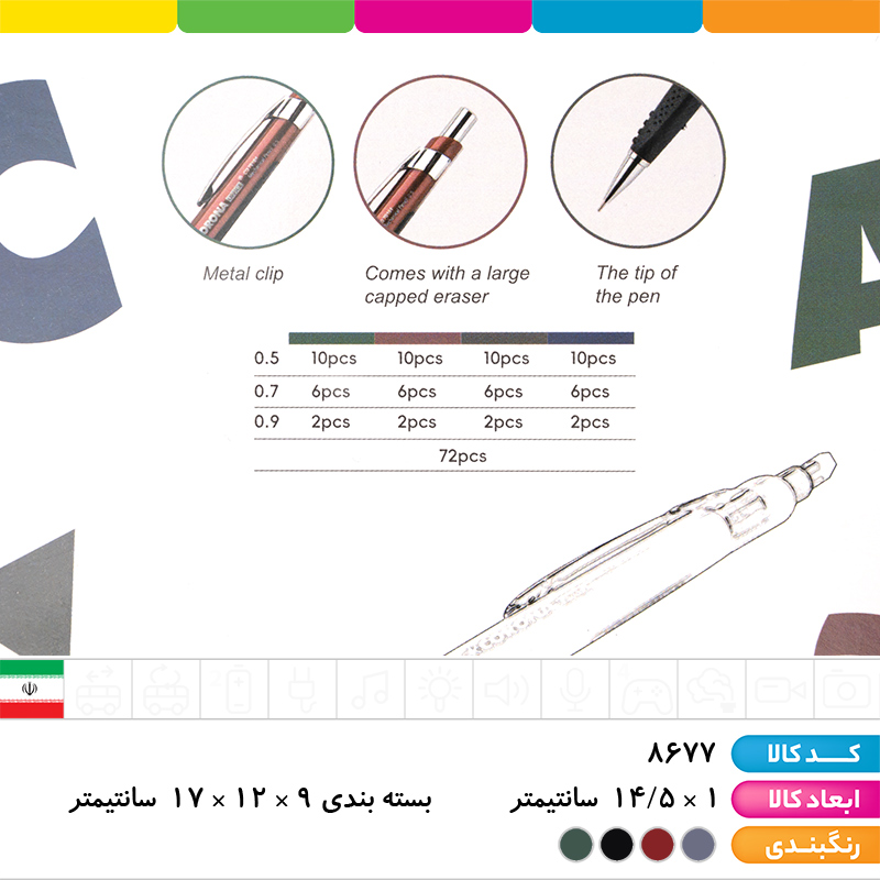 مداد اتود اداری کرونا