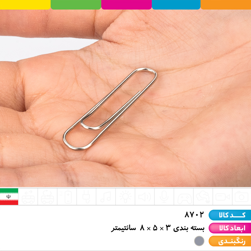 کلیپس 43 میل کرونا بسته 100 عددی