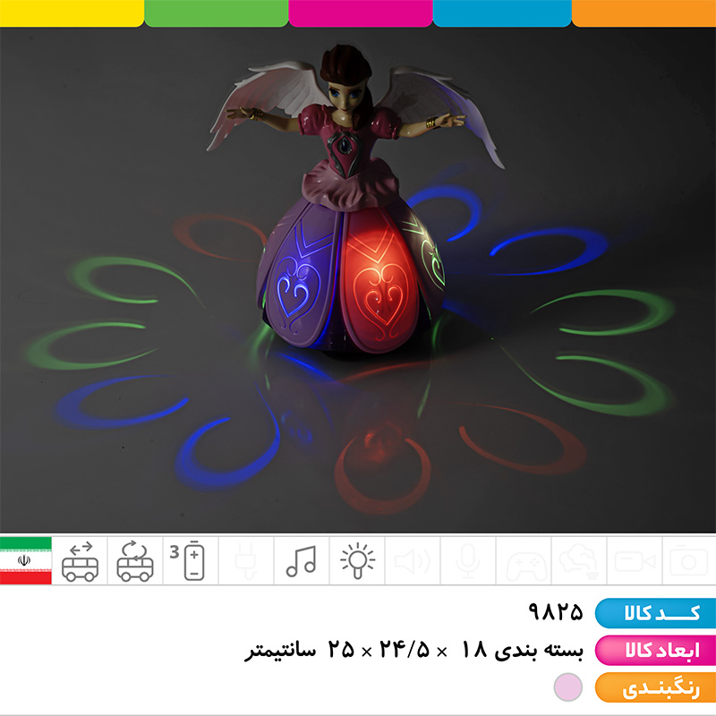 عروسک آنجل جعبه طلق دار