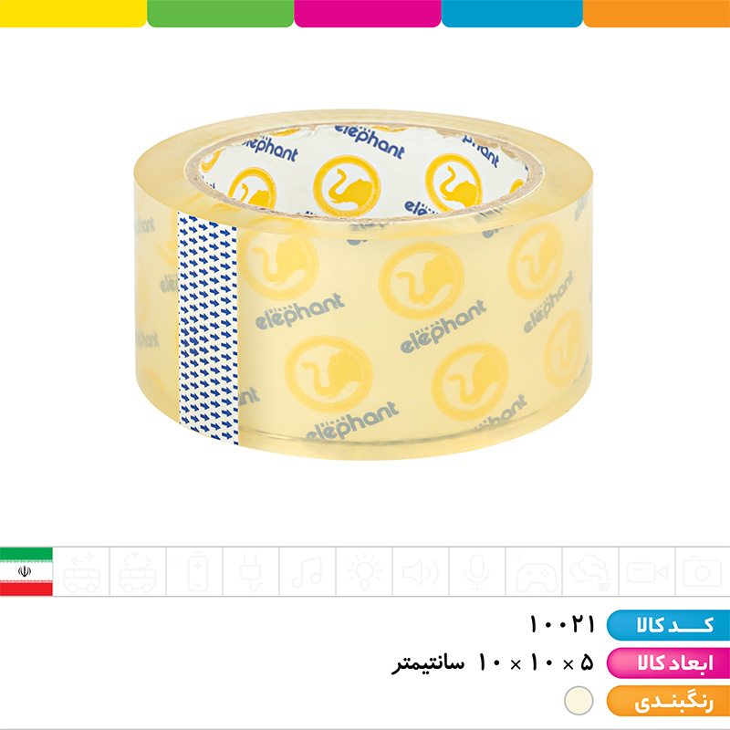 چسب پهن 90 یارد کریستال الفانت