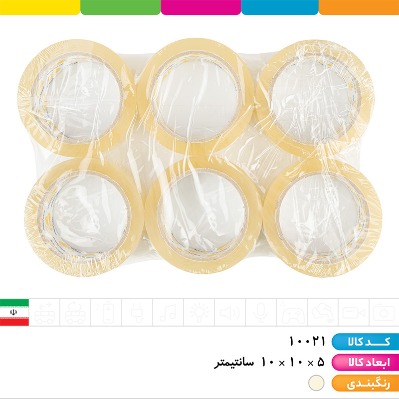 چسب پهن 90 یارد کریستال الفانت