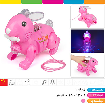 خرگوش موزیکال چراغ دار
