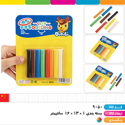خمیر بازی 8 رنگ روکارتی